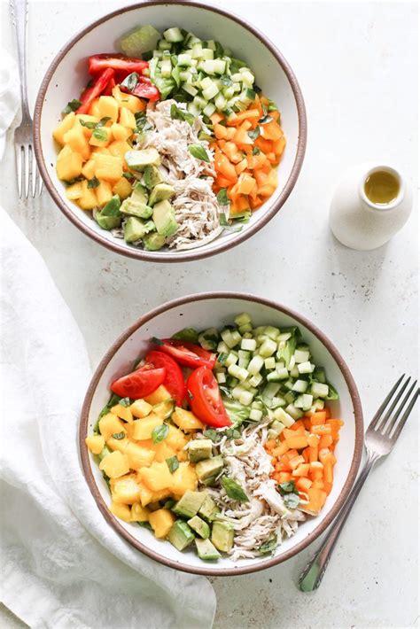 Chicken Mango Salad - A Nourishing Plate