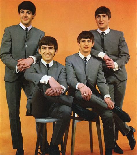 1963 - THE BEATLES IN GREY SUITS | Beatles photos, The beatles, Beatles pictures