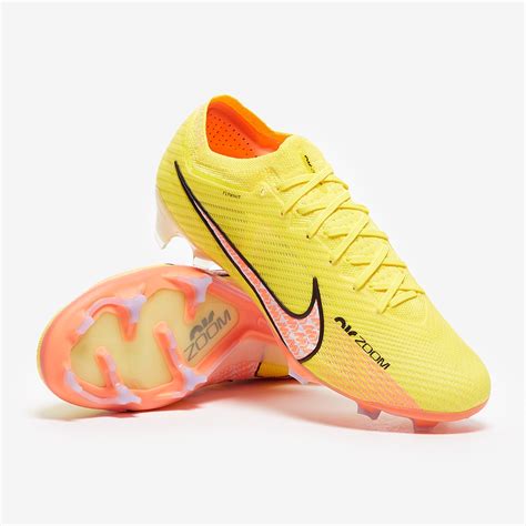 Nike Air Zoom Mercurial Vapor XV Elite FG - Yellow Strike/Sunset Glow/Doll - Mens Boots | Pro ...