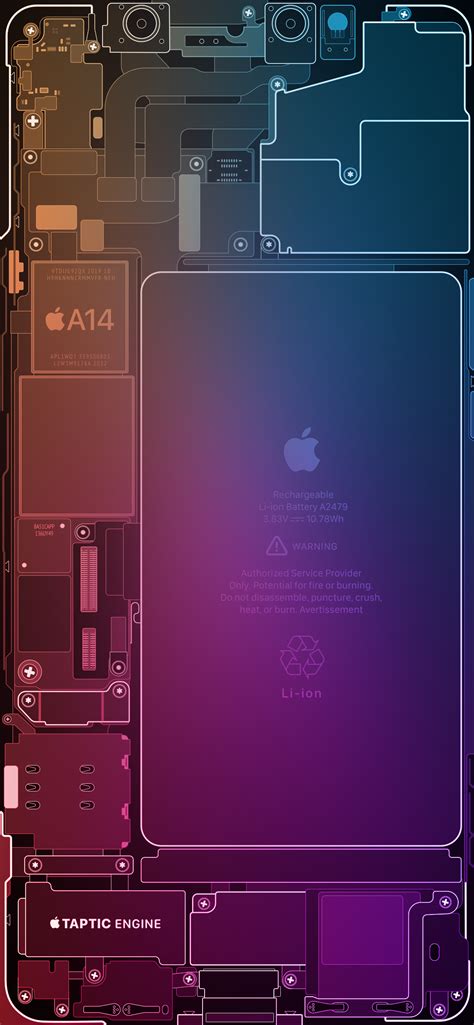 Iphone 12 Pro Schematic Wallpaper