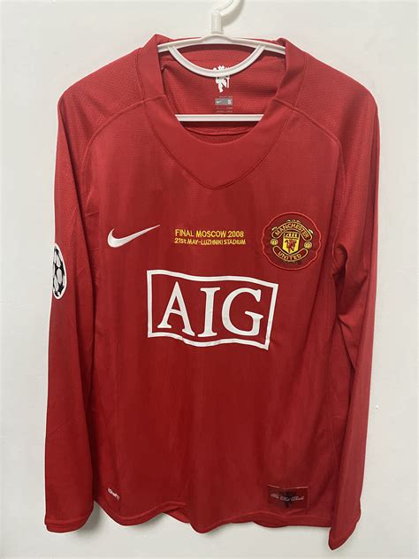 Cristiano Ronaldo CR7 Manchester United 07/08 Home Premium Retro Jersey ...