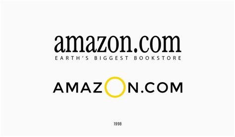 Amazon logos, 1998 – TURBOLOGO – Logo Maker Blog