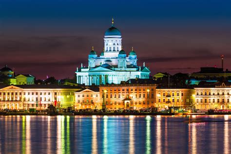 Night scenery of the Old Town in Helsinki, Finland - Pure Vacations