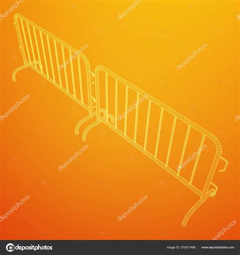 Police riot fence. Vector illustration. Stock Vector Image by ©newb1 ...