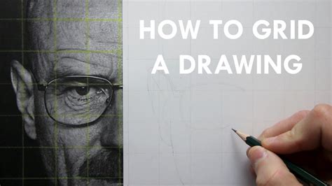 How To draw a realistic portrait using a GRID! Sketch a portrait ...