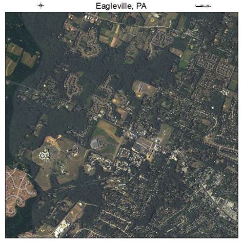 Aerial Photography Map of Eagleville, PA Pennsylvania