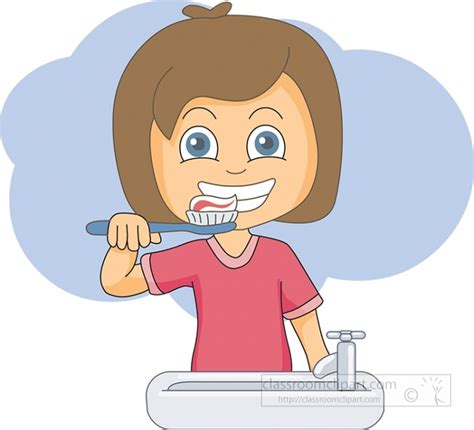 brushing teeth - Clip Art Library