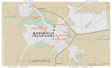 Modimolle Map