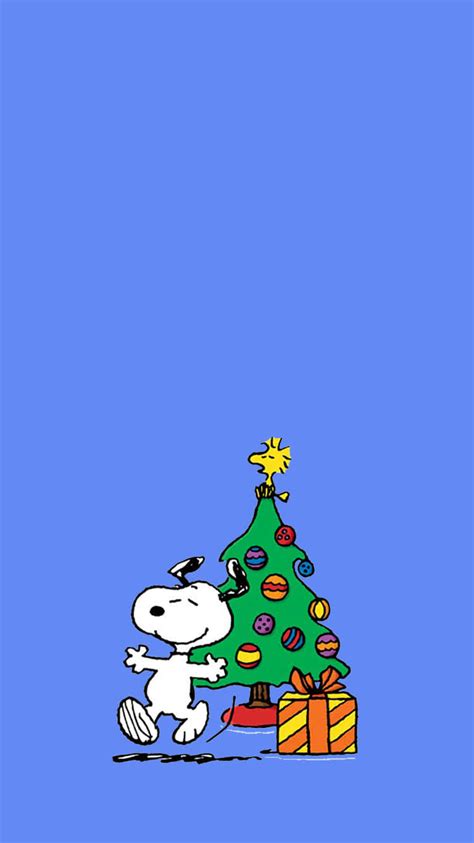 Download Cute Snoopy Christmas Looking Happy Wallpaper | Wallpapers.com