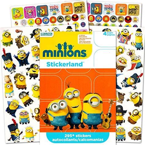 Package of 4 Despicable Me Sticker Book - free shipping worldwide ...