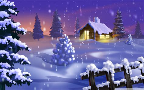 Animated Snow Scene Wallpaper (41+ images)