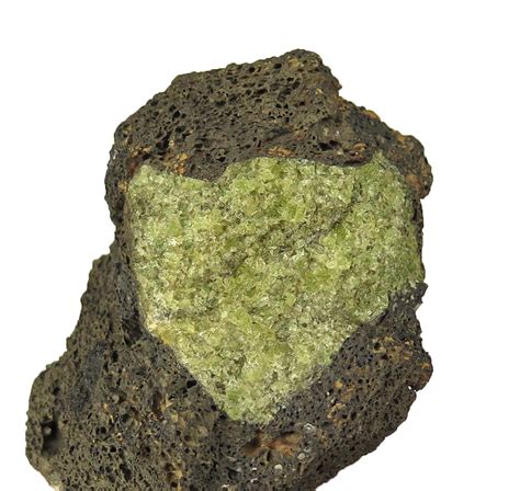 Forsterite var. Olivine in Basalt (old - rare) Robertson Coll. | Eifel ...