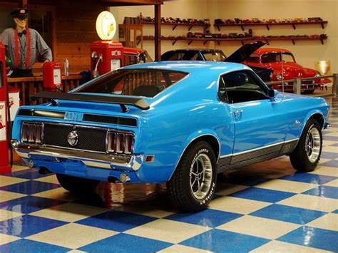 1970 Ford Mustang Mach 1-Grabber Blue for sale: photos, technical specifications, description