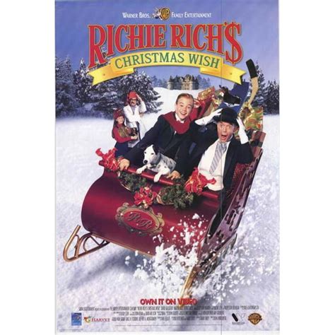 Richie Rich's Christmas Wish - movie POSTER (Style A) (27" x 40") (1998 ...