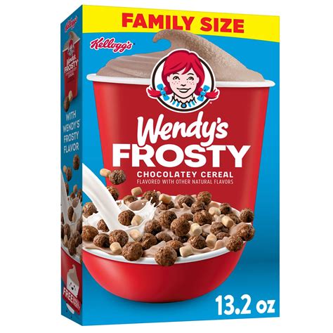 Kellogg's Wendy's Frosty Breakfast Cereal, Fiber Cereal, Kids Cereal ...