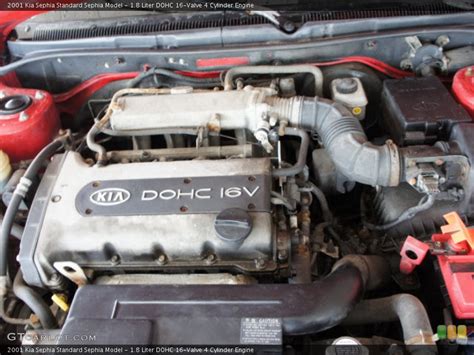 1.8 Liter DOHC 16-Valve 4 Cylinder Engine for the 2001 Kia Sephia ...