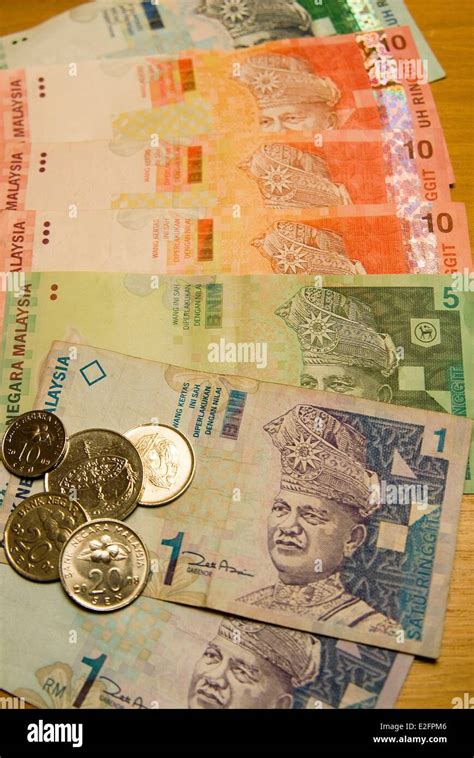 Malaysia Kuala Lumpur Ringgit Malaysian currency Stock Photo - Alamy