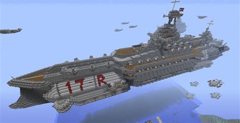 steampunk(ish) Battlecruiser, Full interior Minecraft Project