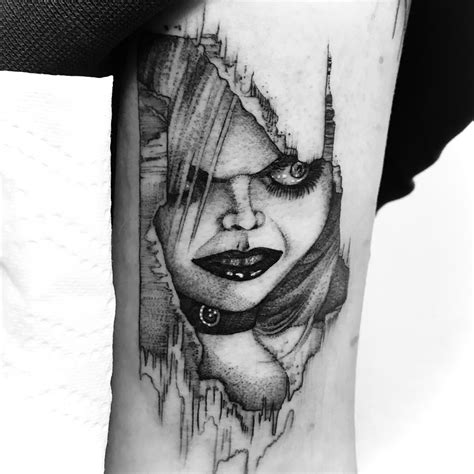 Aggregate 62+ outline chucky tattoo designs best - in.cdgdbentre