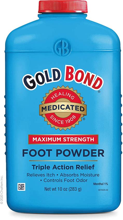 Gold Bond Maximum Strength Medicated Foot Powder – RUSSMILLSafety.com