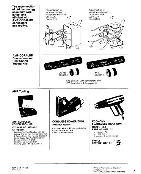 COPALUM Connectors & Kits Datasheet by TE Application Tooling | Digi ...