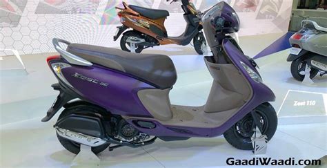 TVS Scooty Zest 110 Receives New Matte Purple Colour