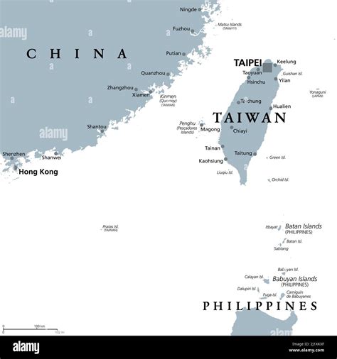 Taiwan Strait Map Location