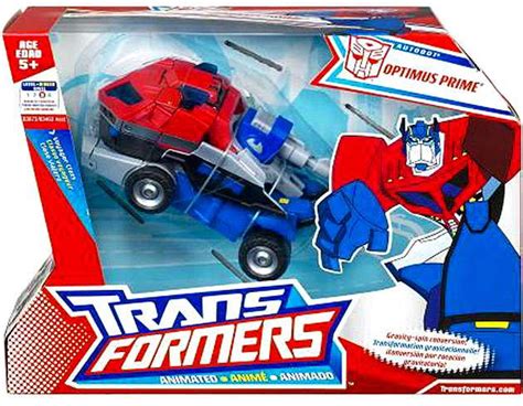 Transformers Animated Voyager Optimus Prime Voyager Action Figure Hasbro Toys - ToyWiz