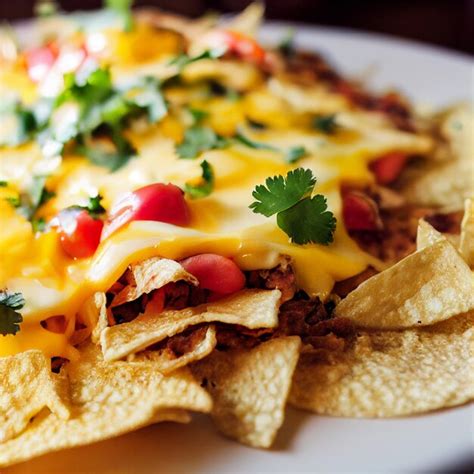 Premium Photo | Delicious mexican nachos cheesy texmex nachos with cheese