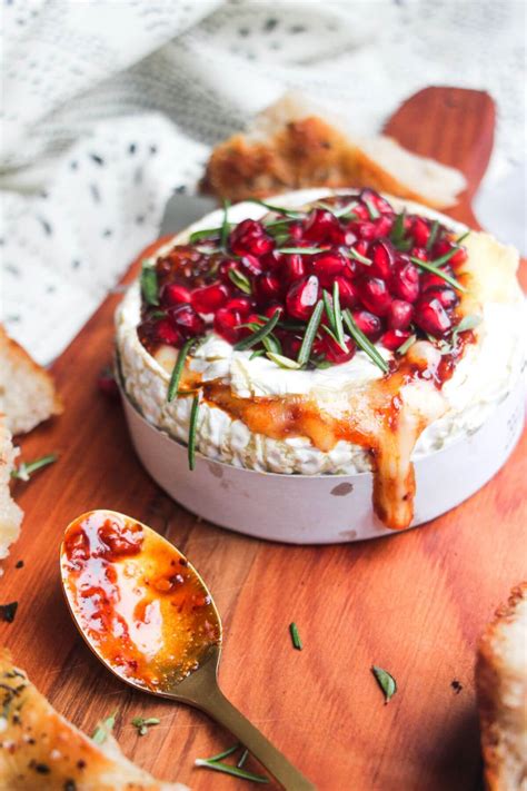 Easy Honey Harissa Baked Camembert - Dished by Kate