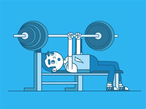 Bench Press Machine by Feitosa on Dribbble