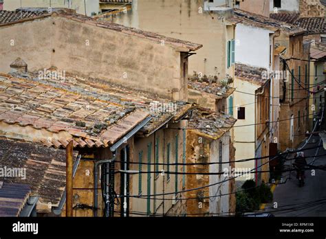 Alcudia, old town Stock Photo - Alamy