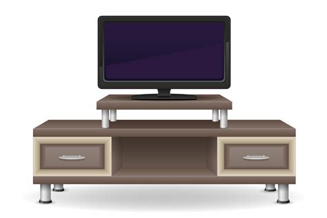 tv table furniture vector illustration 492617 Vector Art at Vecteezy