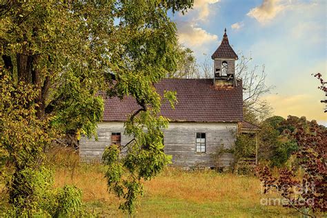 Old Dunlap School in Autumn Photograph by Shelia Hunt - Fine Art America