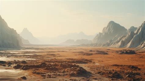 Premium AI Image | Alien Planet Landscape A Captivating View