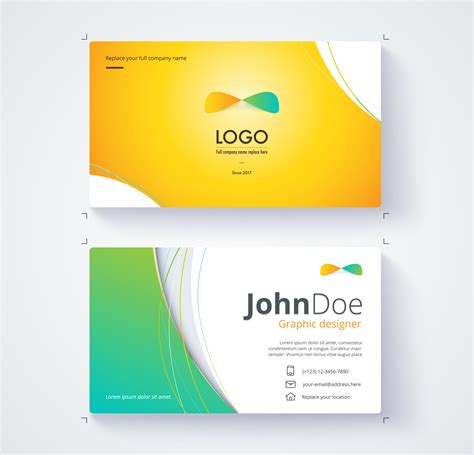 Business Card Template 675328 Vector Art at Vecteezy