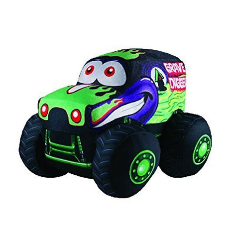 Monster Jam Truckin Pals Plush Grave Digger - Walmart.com - Walmart.com