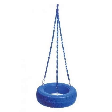 Single Seater Round 3 Chain Rubber Tire Swing Seat Set at Rs 8100 in New Delhi