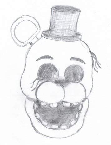 Withered Golden Freddy sketch : r/fivenightsatfreddys