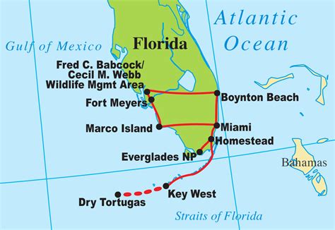 Map Of Florida Showing Marco Island | Wells Printable Map