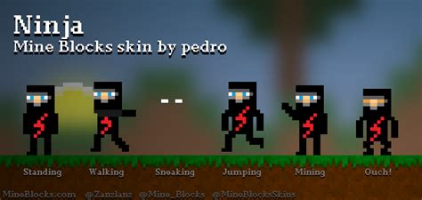 Mine Blocks - 'Ninja' skin by pedro