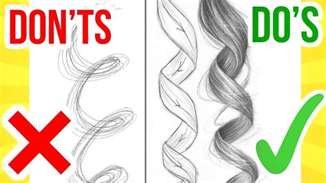 How To Draw Curly Hair | Galhairs