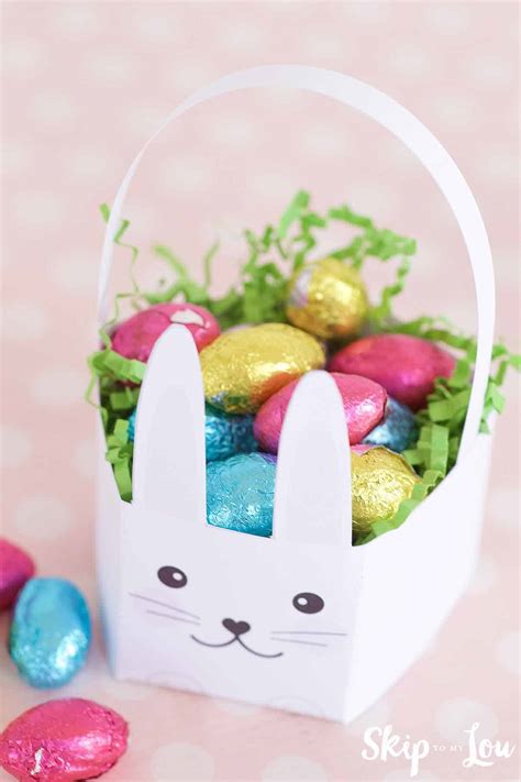 Easter Bunny Basket Template | Skip To My Lou