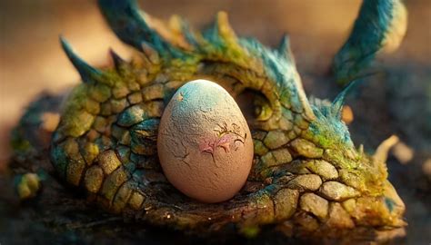 baby dragon hatching from an egg | OpenArt