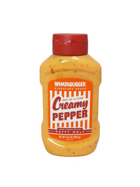 FRESH 16oz Whataburger Creamy Pepper sauce - Soda Emporium