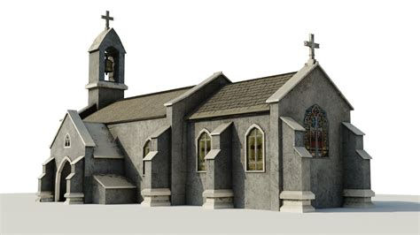 modelo 3d Iglesia medieval - TurboSquid 1735072