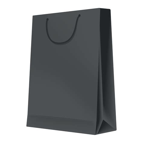 black shopping bag mockup 12021419 Vector Art at Vecteezy