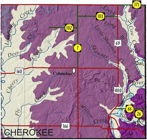 KGS--Geologic Map--Cherokee