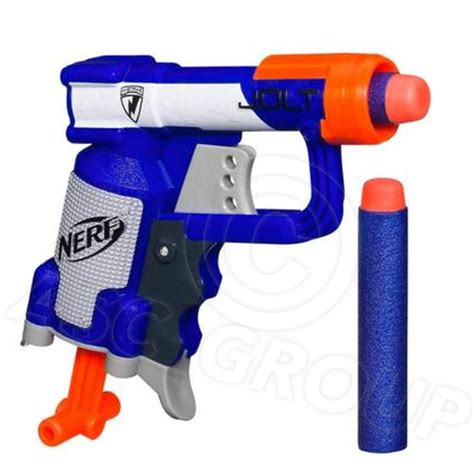 NERF N-STRIKE Elite Jolt Blaster Spring Loaded Pistol & 2 Darts [ Item A0707 ] | eBay