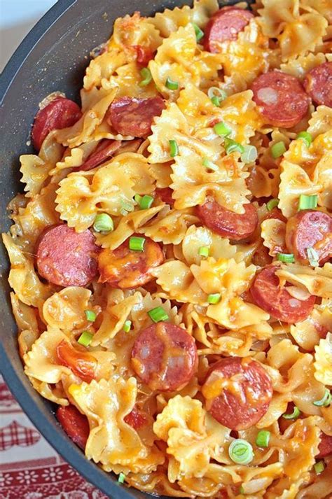 One Pot Kielbasa Pasta ~ good recipes